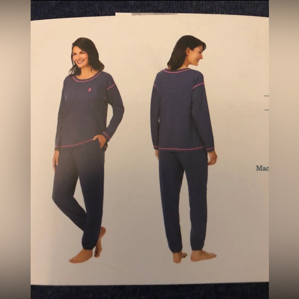Tommy Bahama Pajama Set Small Navy Heather